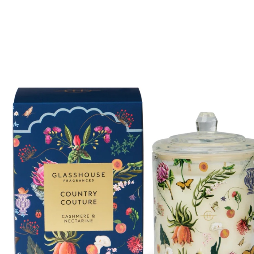 Glasshouse Fragrances Country Couture Cashmere & Nectarine